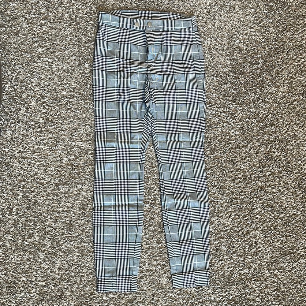 Black and white Check pants